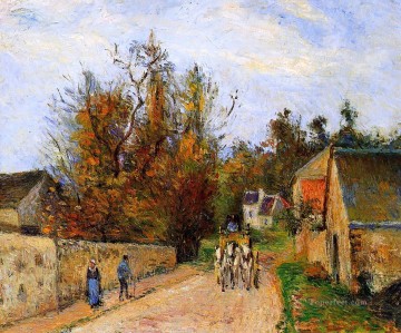  diligencia Arte - la diligencia 1877 Camille Pissarro